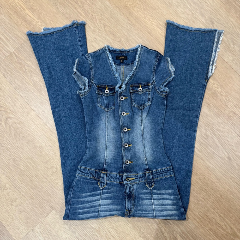 Vintage JNCO Denim Jumpsuit - Small - Picture 3 of 5